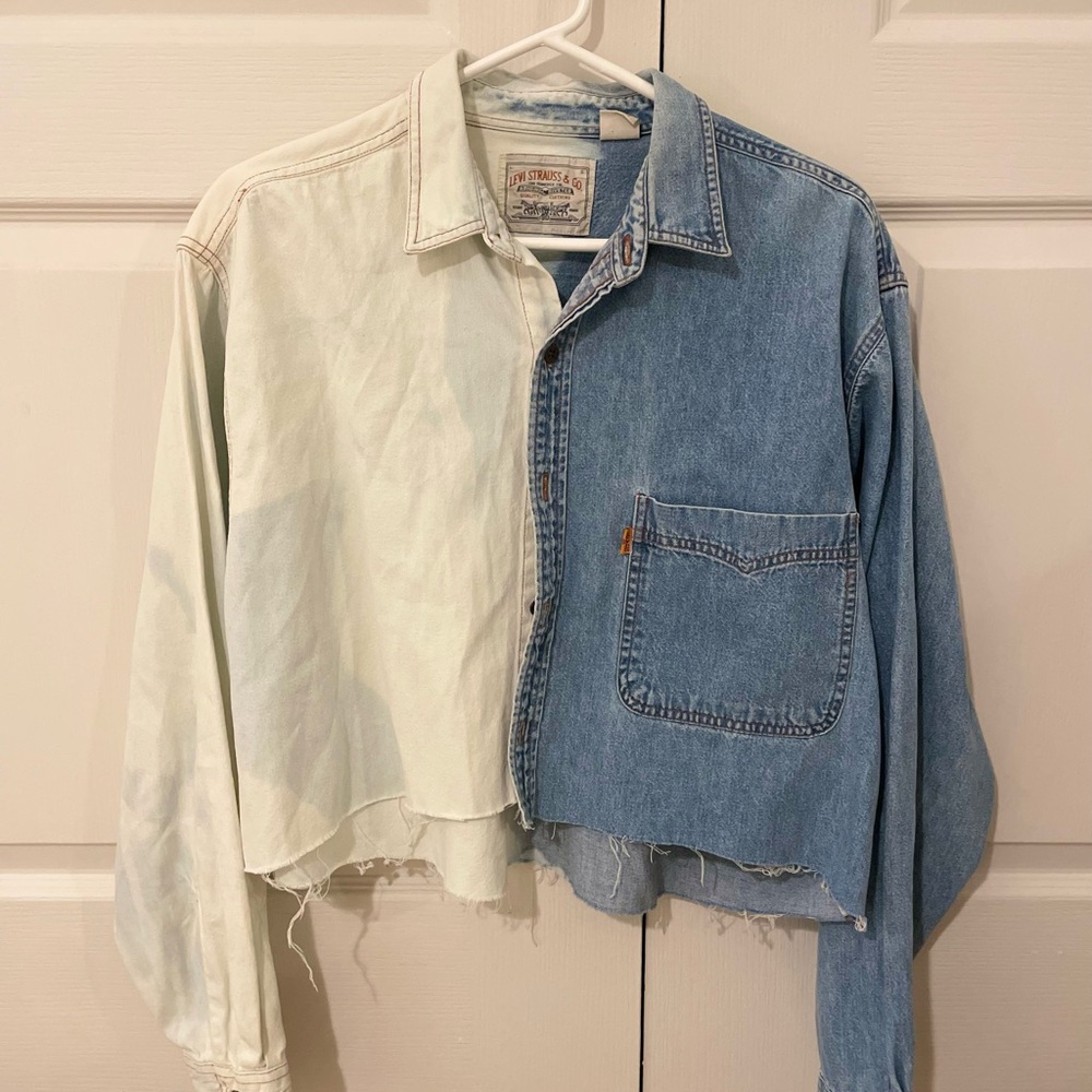 Levi’s two-Tone Denim button up
